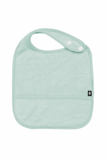 Terry Pocket Bib in Sage | Kyte Baby