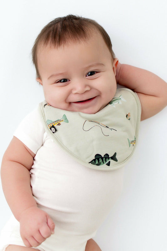Cushy Bib in Fishing | Kyte Baby