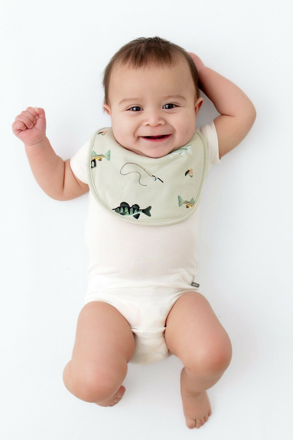 Cushy Bib in Fishing | Kyte Baby