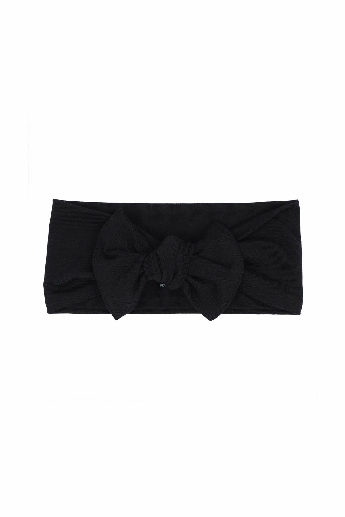Knotted Bow Headband in Midnight | Kyte Baby