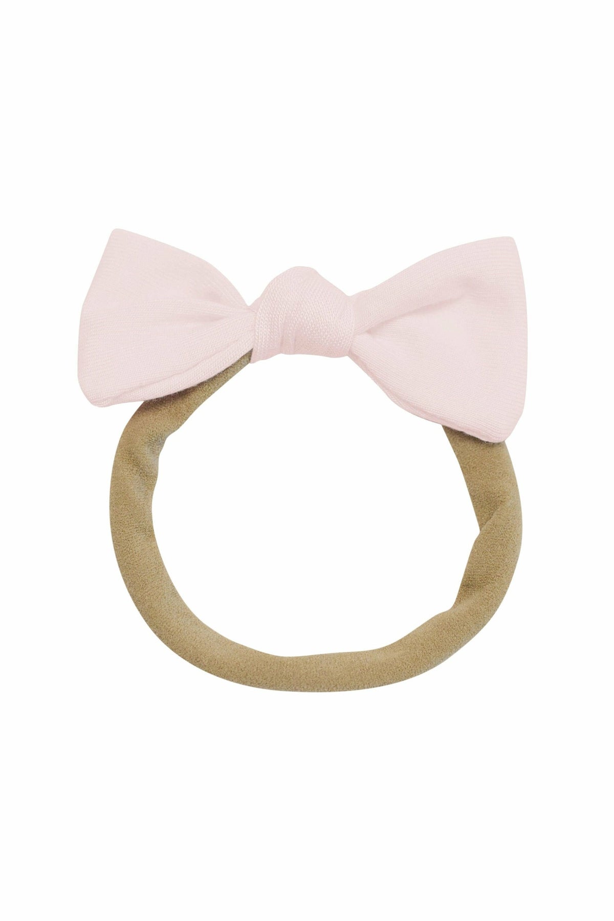 Tiny Nylon Bow in Blush | Kyte Baby