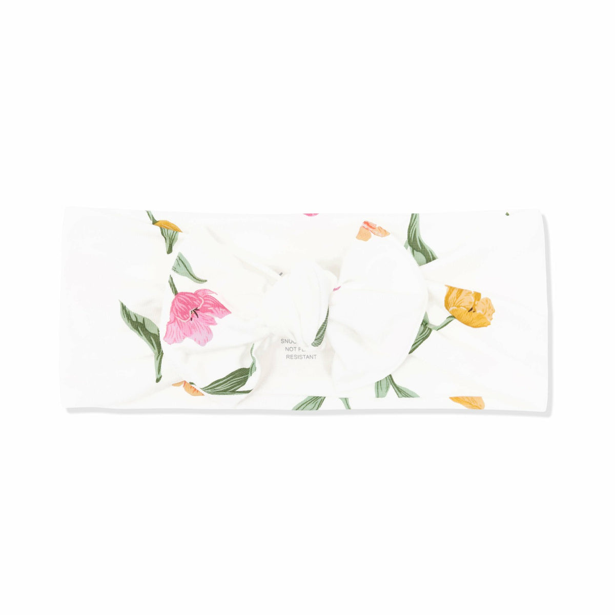 Knotted Bow Headband in Tulip | Kyte Baby