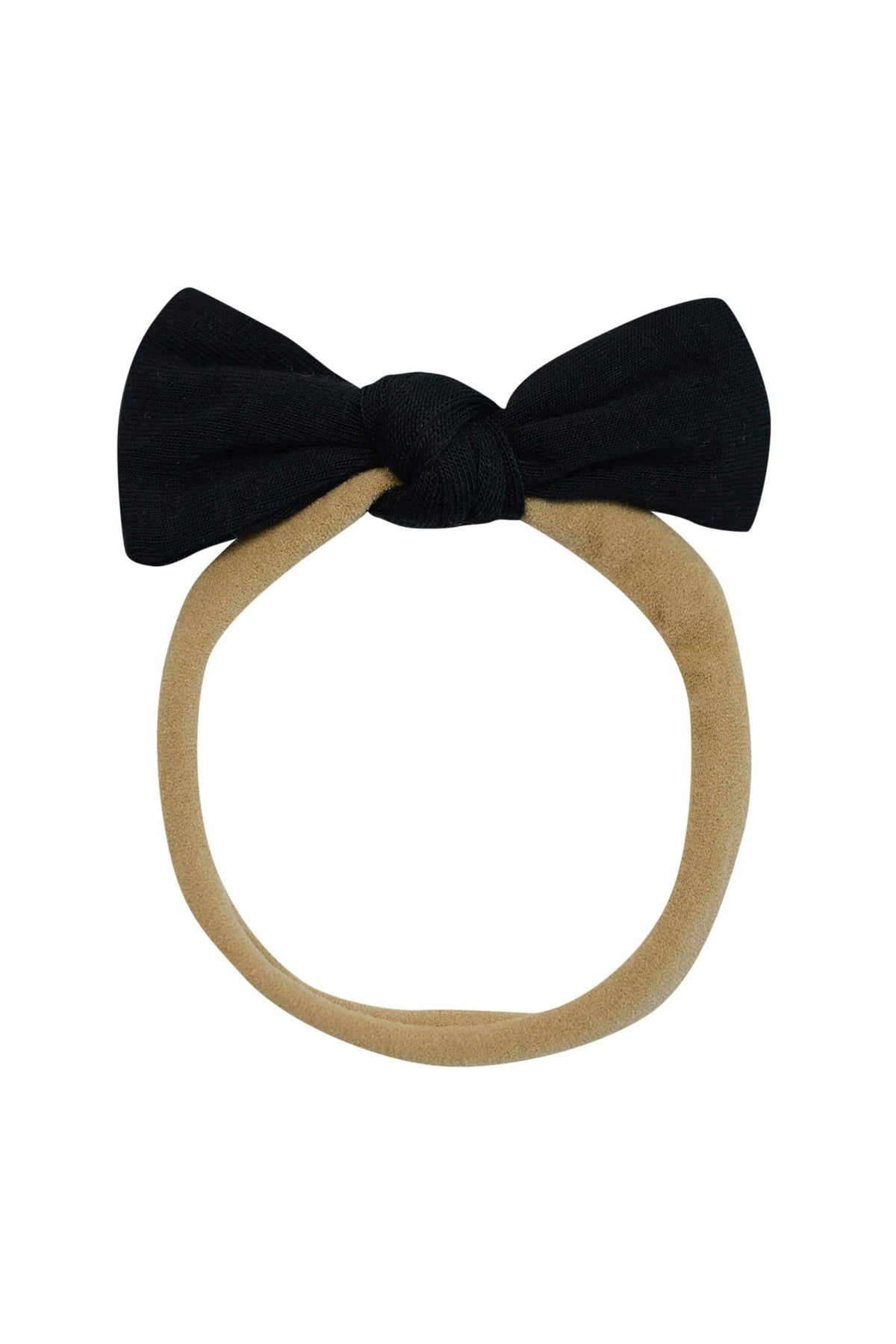 Tiny Nylon Bow in Midnight | Kyte Baby