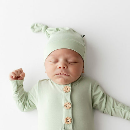 Knotted Cap in Basil | Kyte Baby
