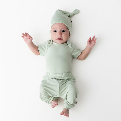 Knotted Cap in Basil | Kyte Baby