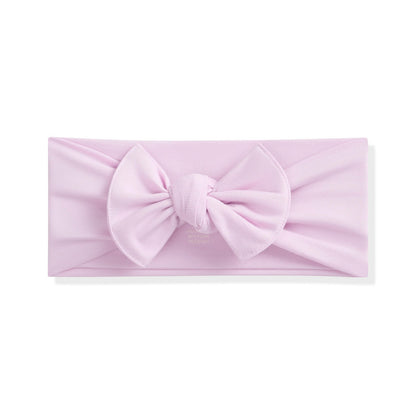 Knotted Bow Headband in Thistle | Kyte Baby