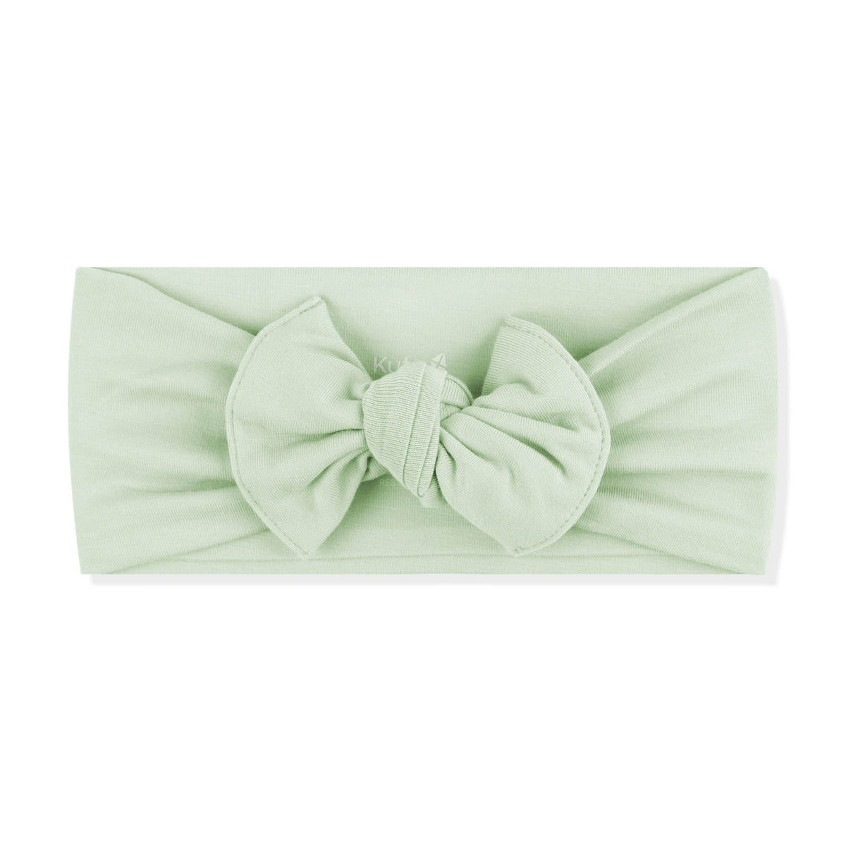 Knotted Bow Headband in Basil | Kyte Baby