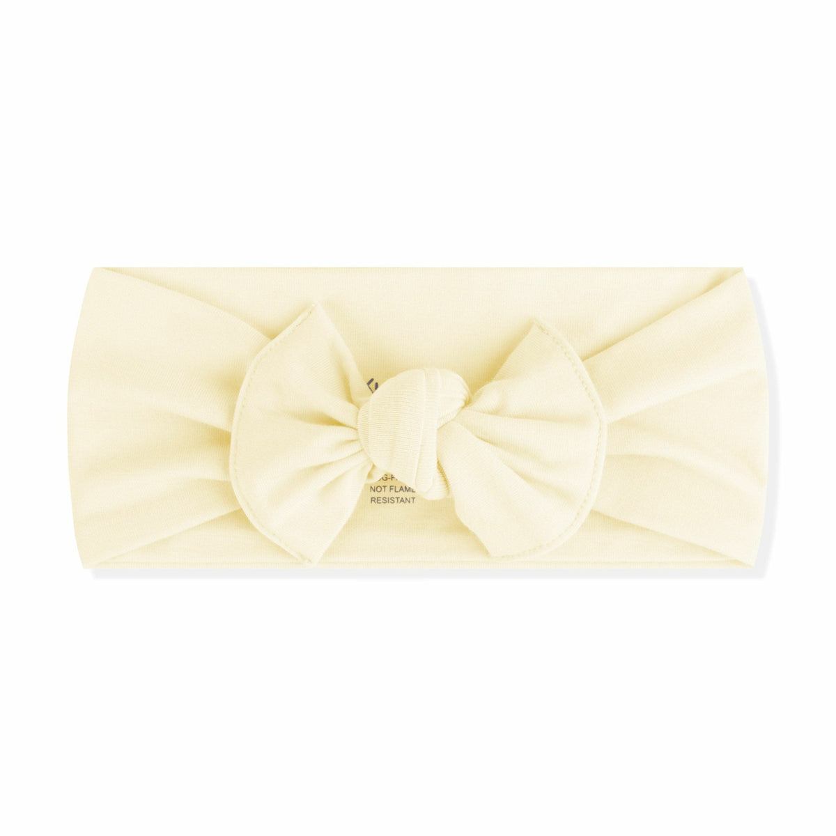 Knotted Bow Headband in Chamomile | Kyte Baby