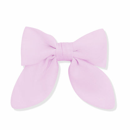 Medium Alligator Clip Bow in Thistle | Kyte Baby