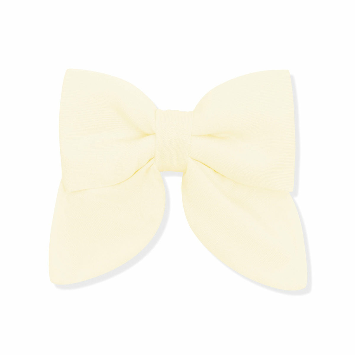 Medium Alligator Clip Bow in Chamomile | Kyte Baby