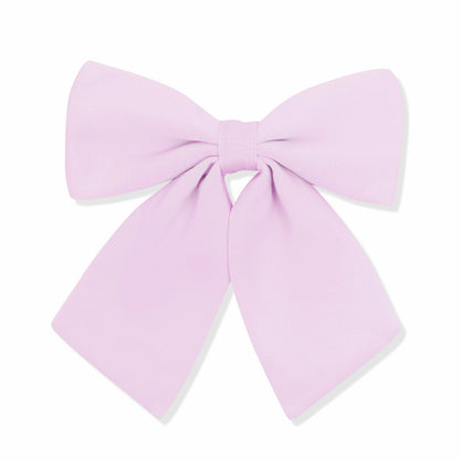 Large Alligator Clip Bow in Thistle | Kyte Baby