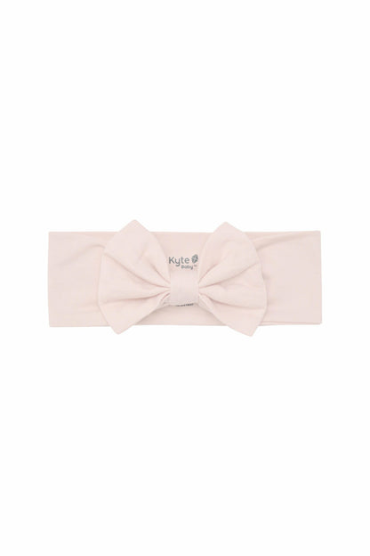 Bow Headband in Blush | Kyte Baby