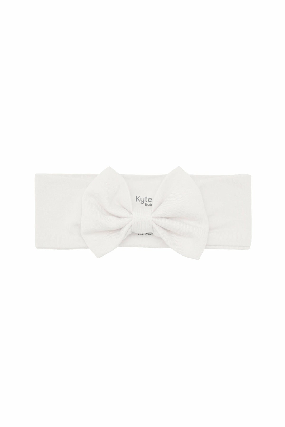 Bow Headband in Oat | Kyte Baby