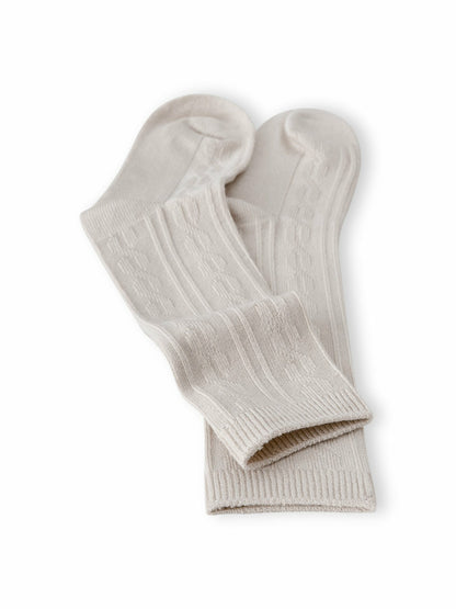 Knee High Socks in Oat | Kyte Baby