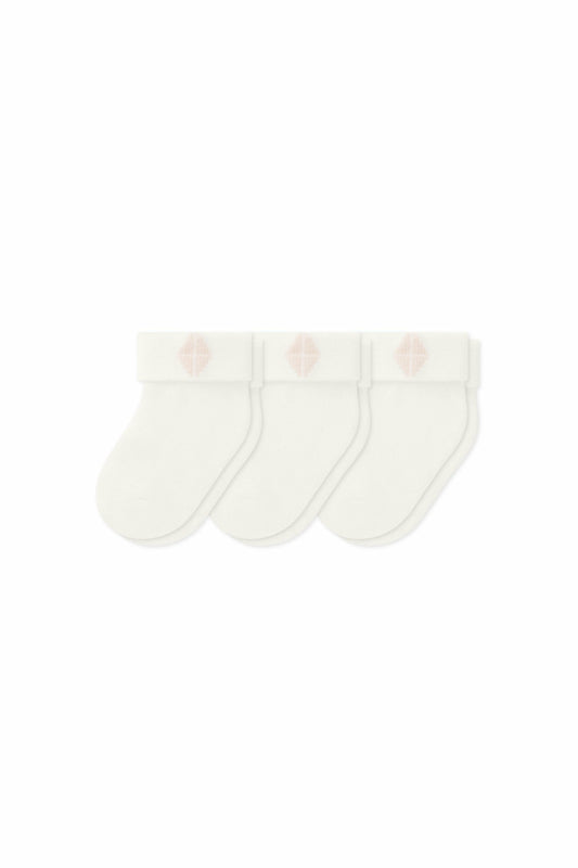Baby 3-Pack Socks in Cloud | Kyte Baby