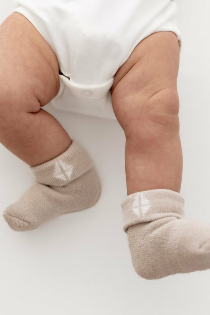 Baby 3-Pack Socks in Neutral | Kyte Baby
