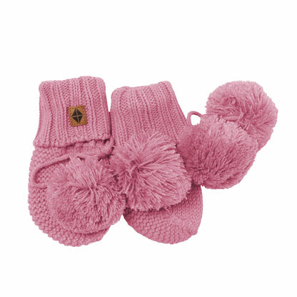 Knit Booties in Apple Blossom | Kyte Baby