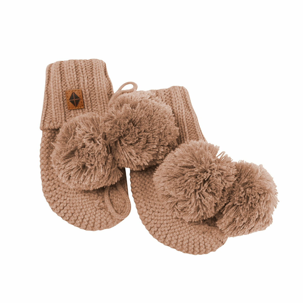Knit Booties in Latte | Kyte Baby