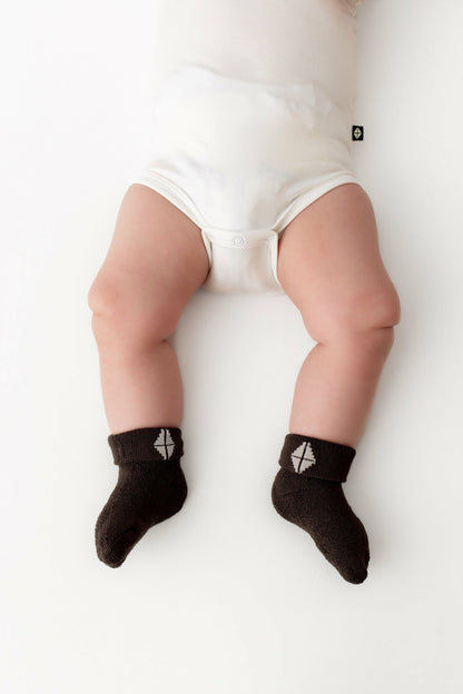 Baby 3-Pack Socks in Cafe | Kyte Baby