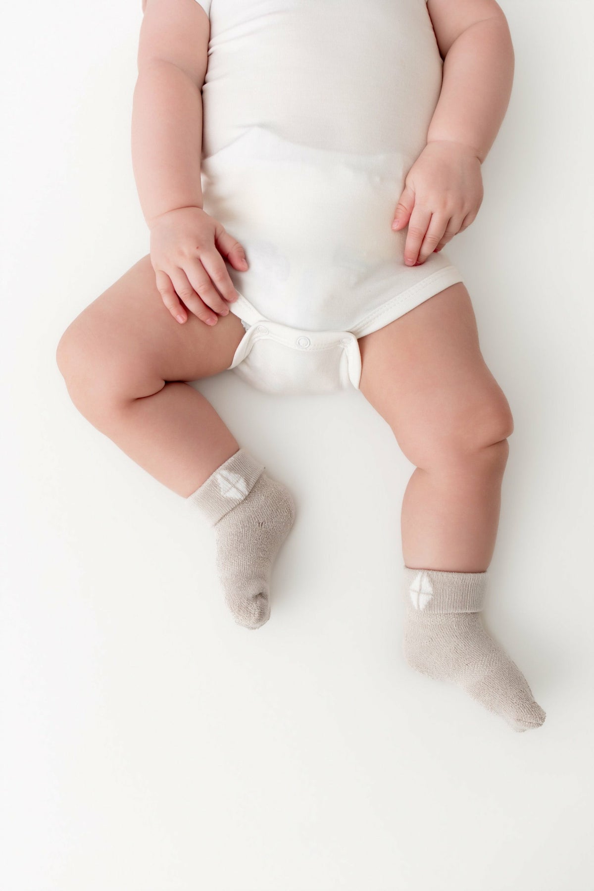 Baby 3-Pack Socks in Cafe | Kyte Baby