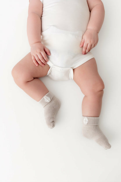 Baby 3-Pack Socks in Cafe | Kyte Baby