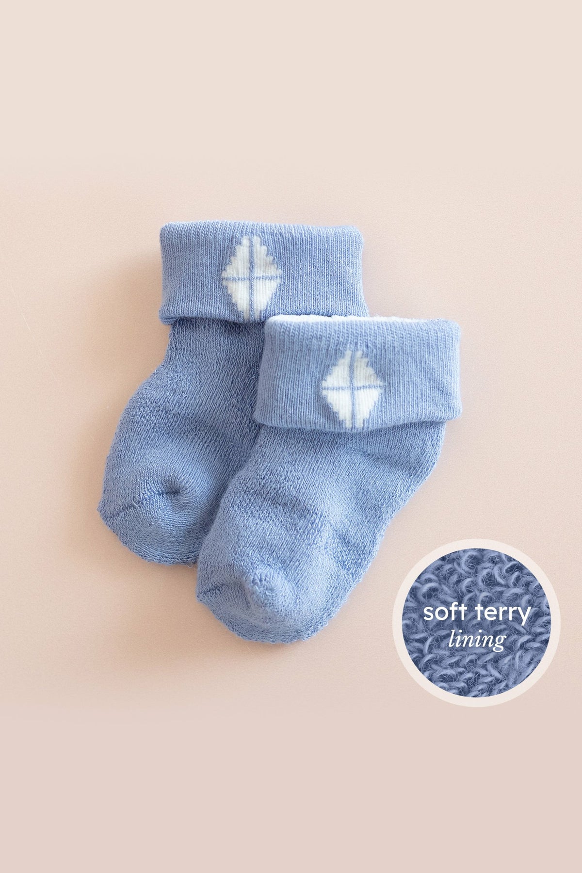 Baby 3-Pack Socks in Petal | Kyte Baby