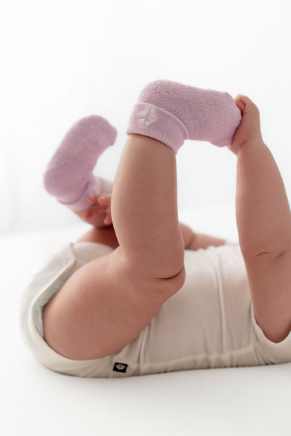 Baby 3-Pack Socks in Petal | Kyte Baby