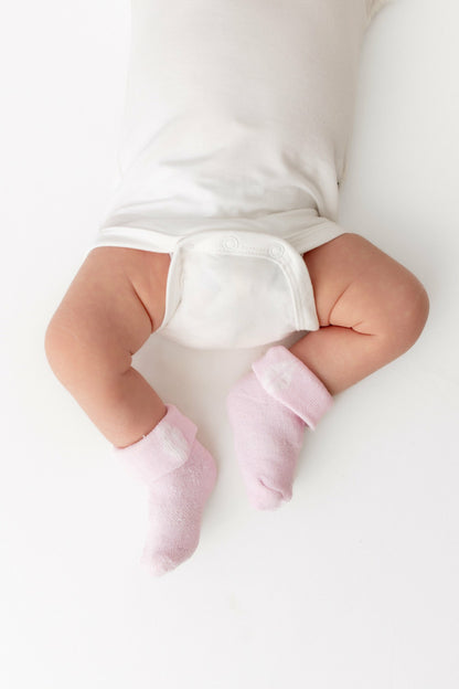 Baby 3-Pack Socks in Petal | Kyte Baby