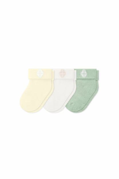 Baby 3-Pack Socks in Fresh | Kyte Baby