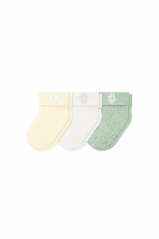 Baby 3-Pack Socks in Fresh | Kyte Baby