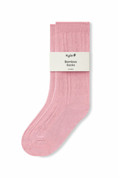 Knee High Socks in Apple Blossom | Kyte Baby