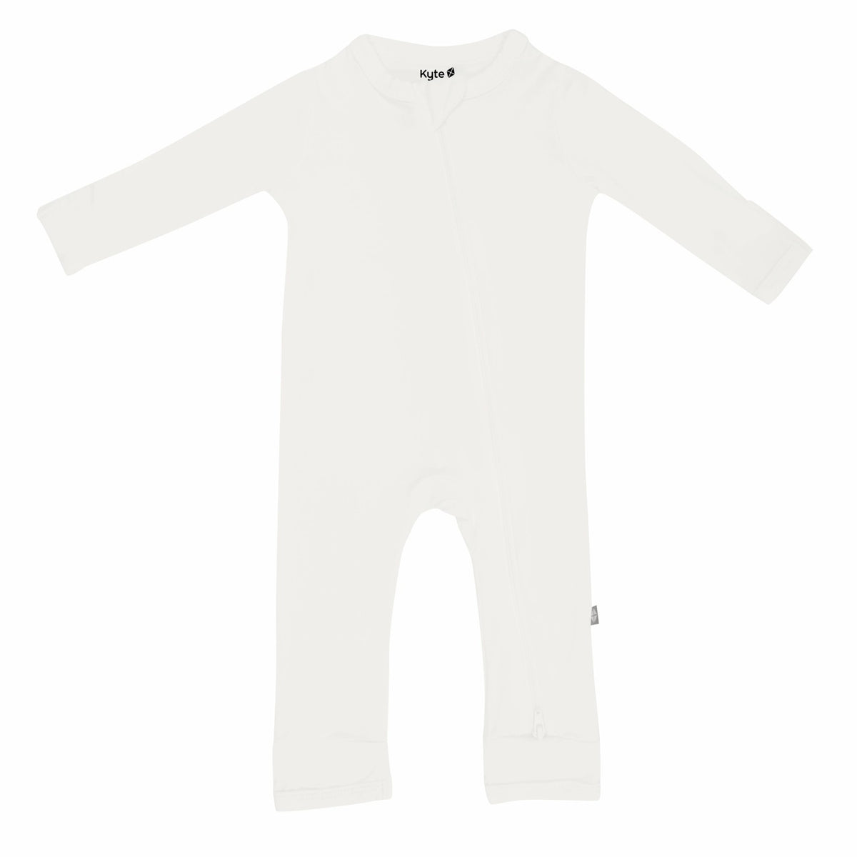 Zippered Romper in Cloud | Kyte Baby