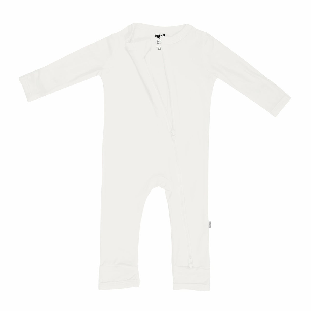 Zippered Romper in Cloud | Kyte Baby