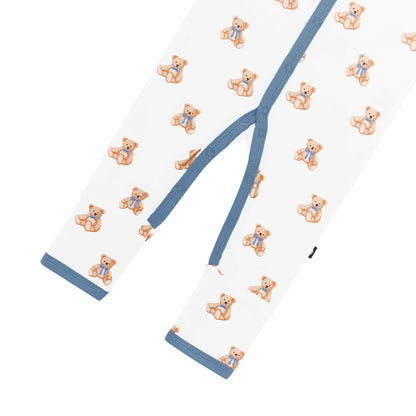 Bamboo Baby Romper in Teddy Bear Print | Kyte Baby