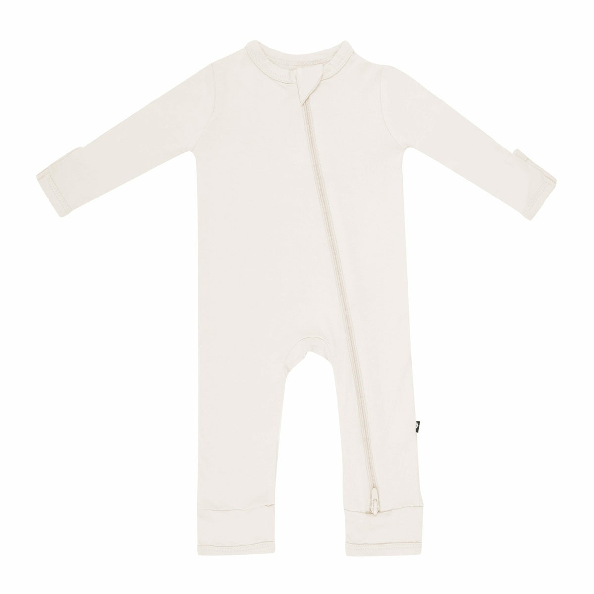 Zippered Romper in Oat | Kyte Baby
