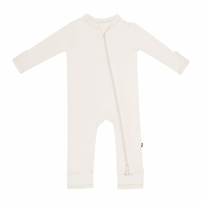Zippered Romper in Oat | Kyte Baby