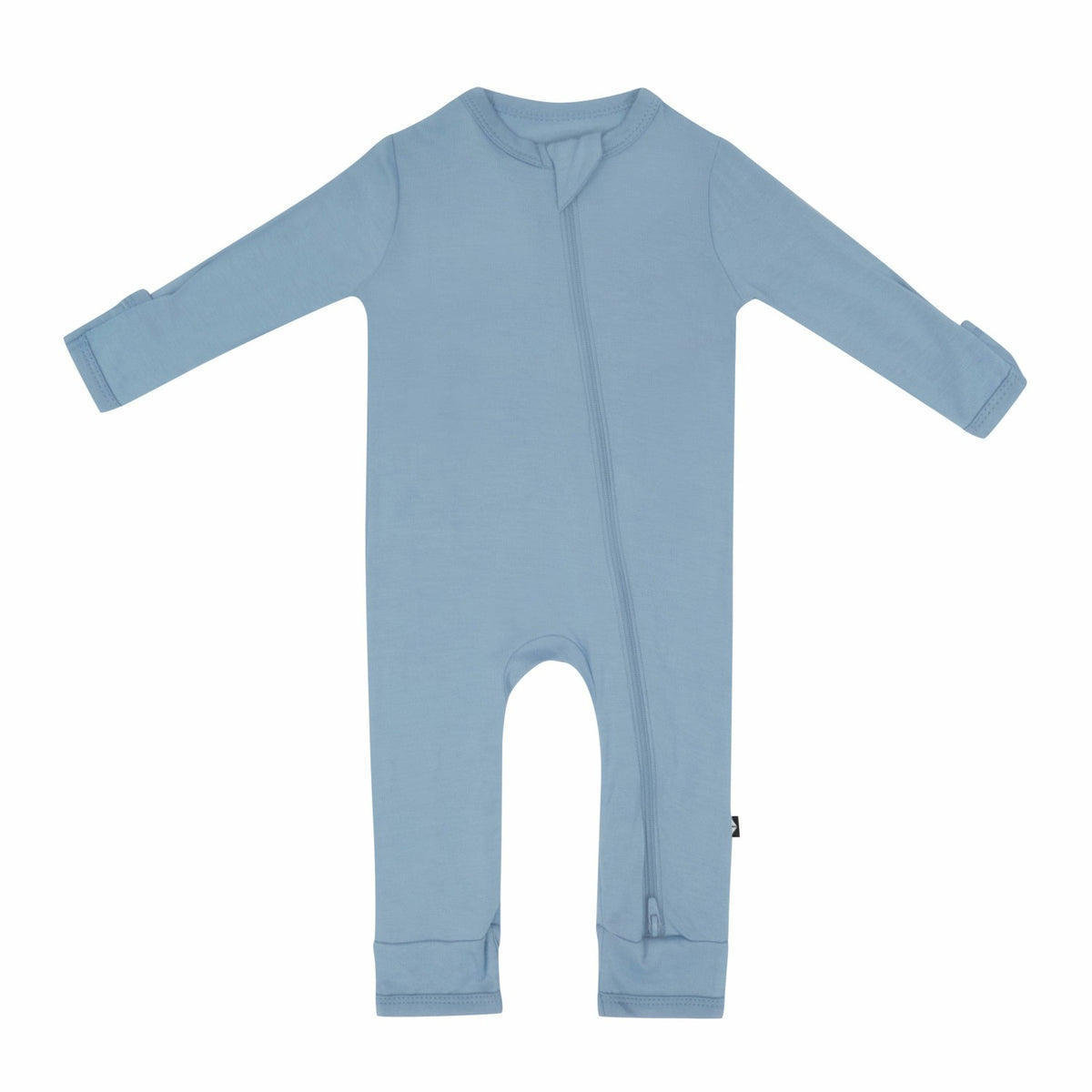 Zippered Romper in Slate | Kyte Baby