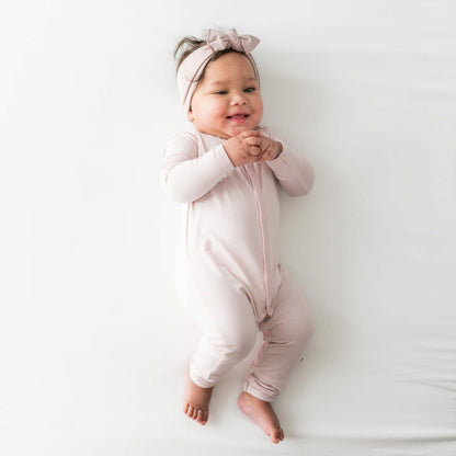 Snap Romper in Blush | Kyte Baby
