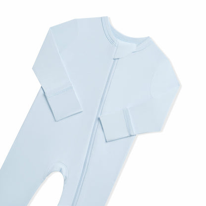 Zippered Romper in Breeze | Kyte Baby