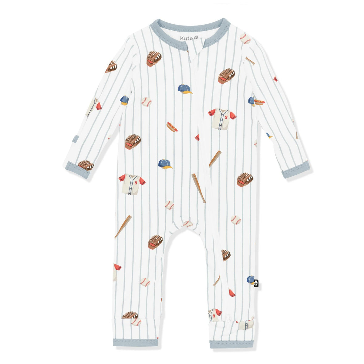 Zippered Romper in Home Run | Kyte Baby
