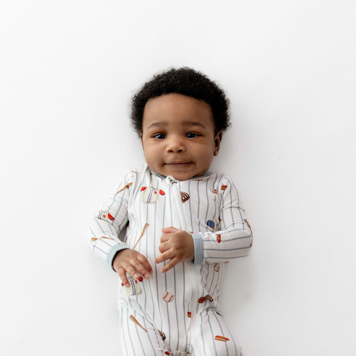 Zippered Romper in Home Run | Kyte Baby