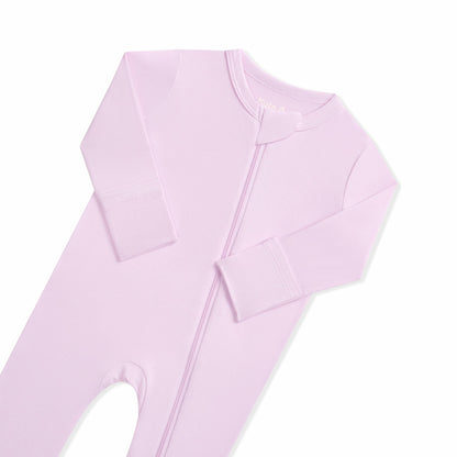 Zippered Romper in Thistle | Kyte Baby