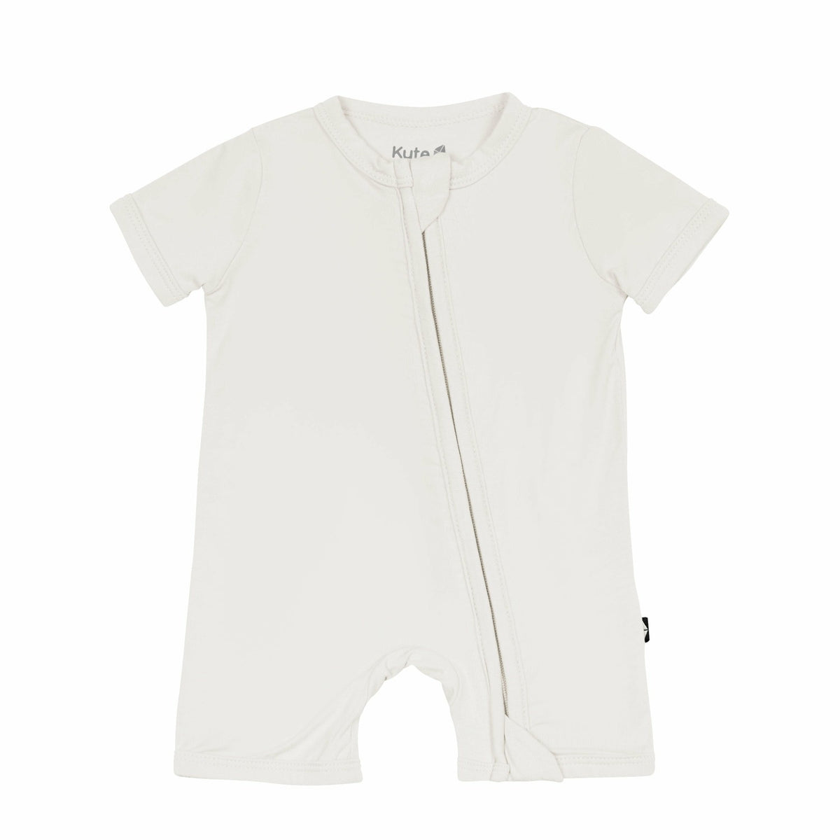 Zippered Shortall Romper Oat | Kyte Baby