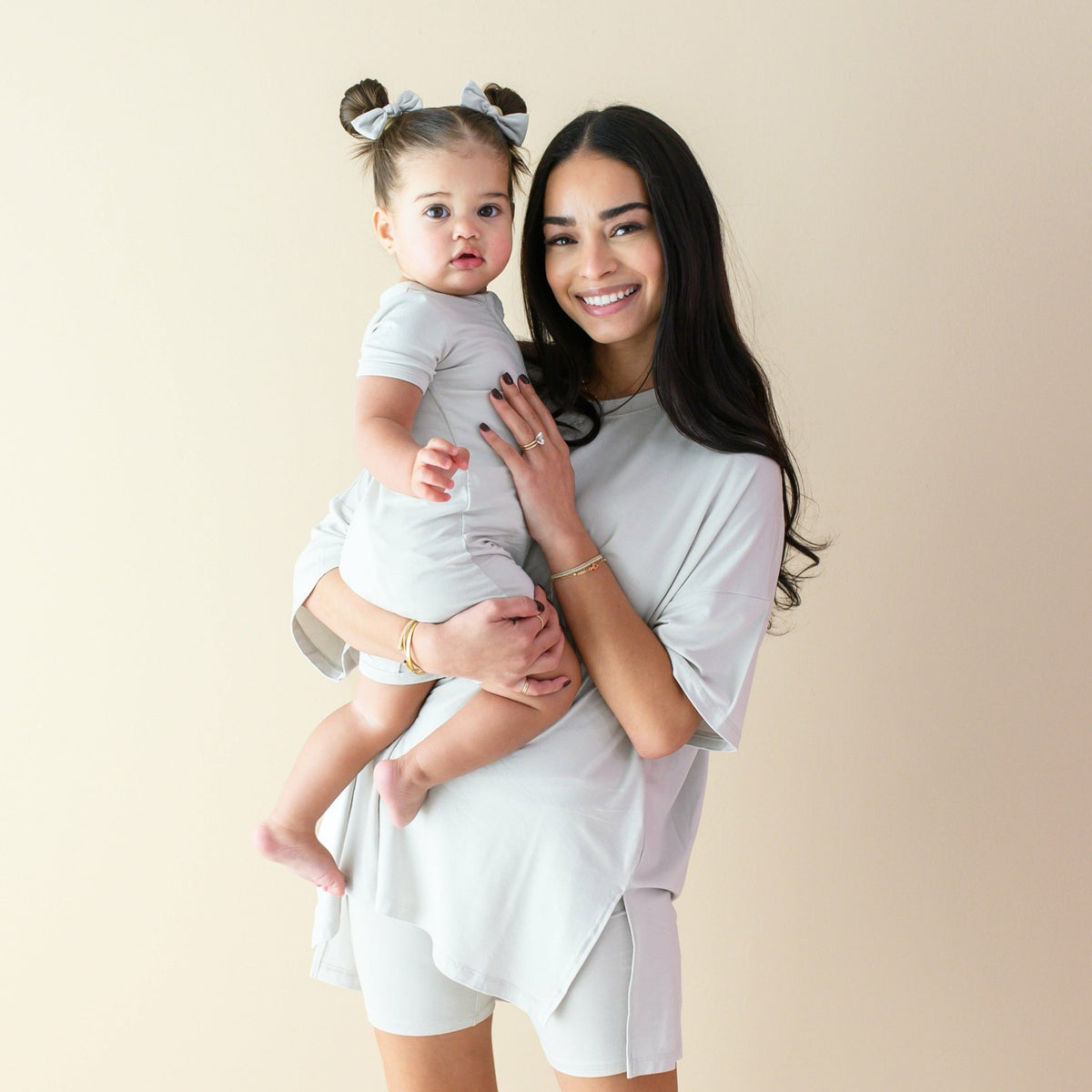 Zippered Shortall Romper Oat | Kyte Baby