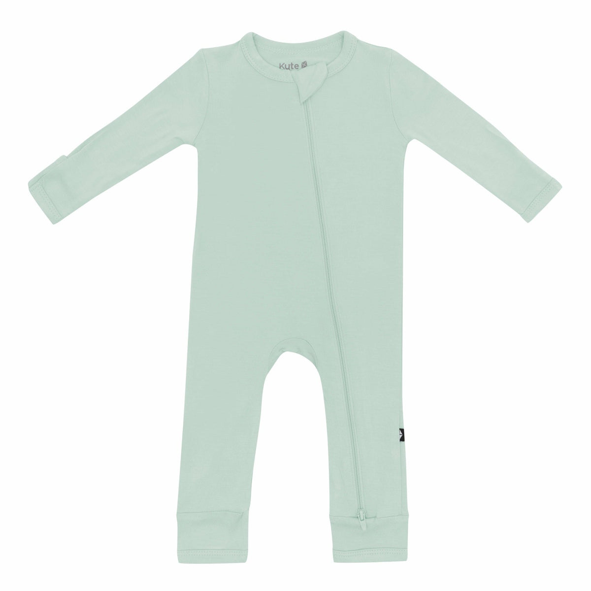 Zippered Romper in Sage | Kyte Baby