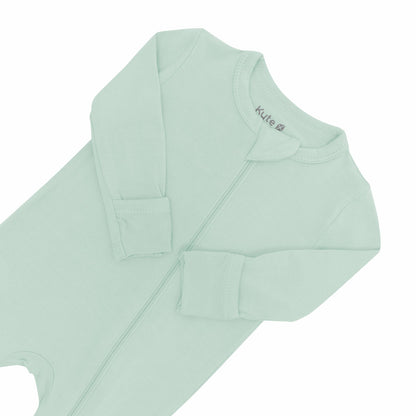 Zippered Romper in Sage | Kyte Baby