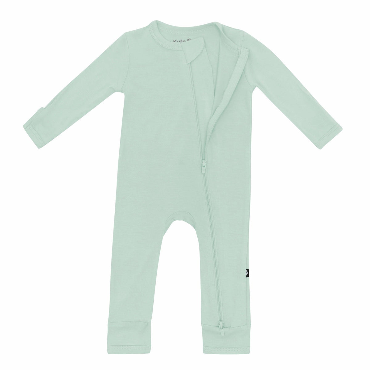 Zippered Romper in Sage | Kyte Baby