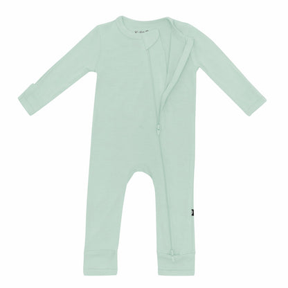 Zippered Romper in Sage | Kyte Baby