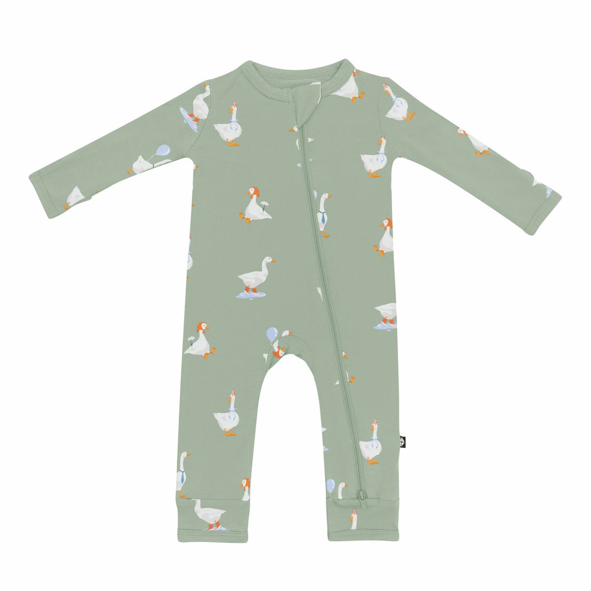 Zippered Romper in Silly Goose | Kyte Baby