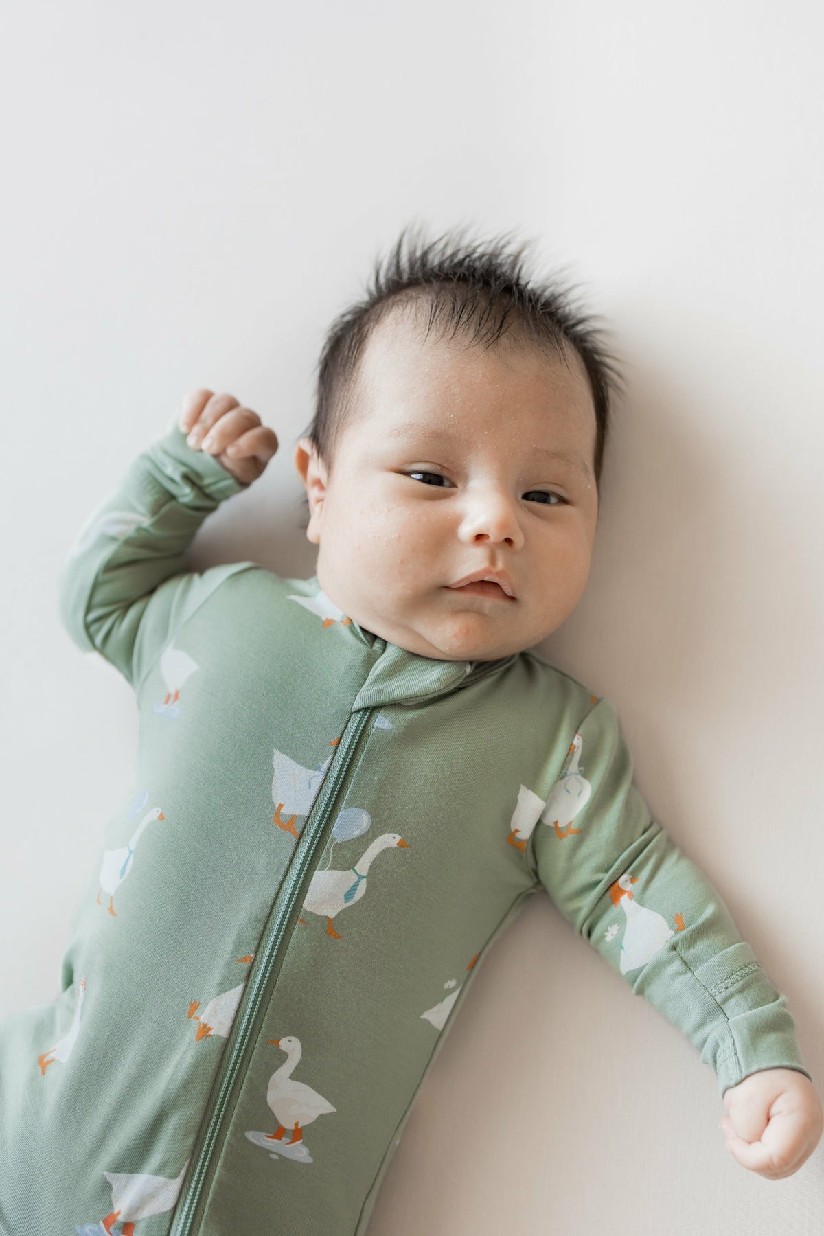 Zippered Romper in Silly Goose | Kyte Baby